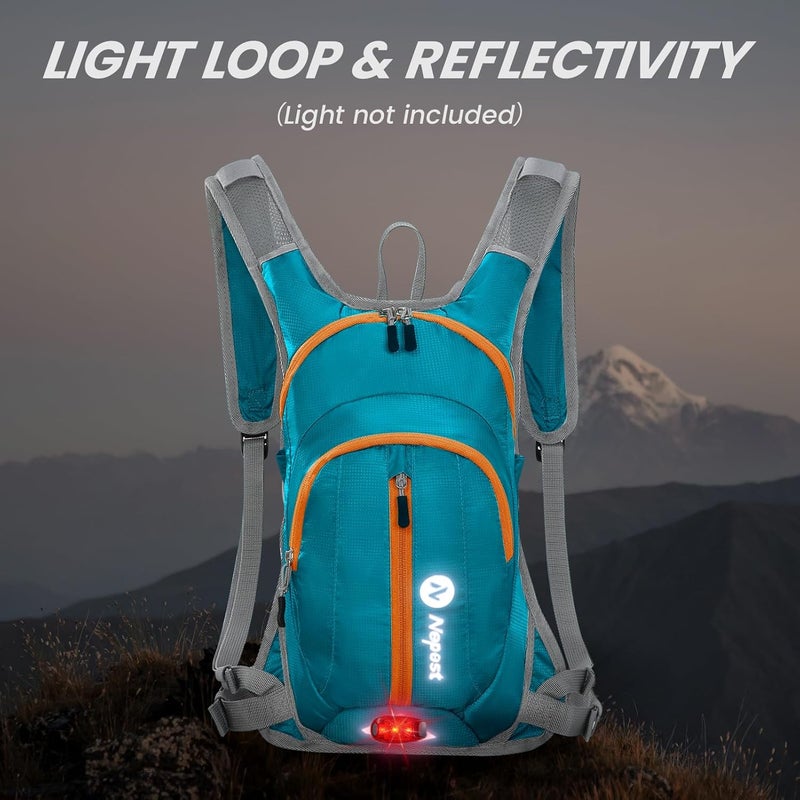 Nepest Hydration Pack Backpack for Women & Men, Lightweight Water Backpack with 2L Water Bladder for Hiking Cycling Running Biking - Image 5